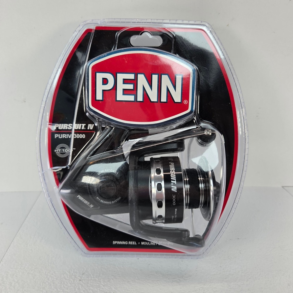 PENN Pursuit IV 3000 Spinning Fishing Reel PURIV3000C Black Silver